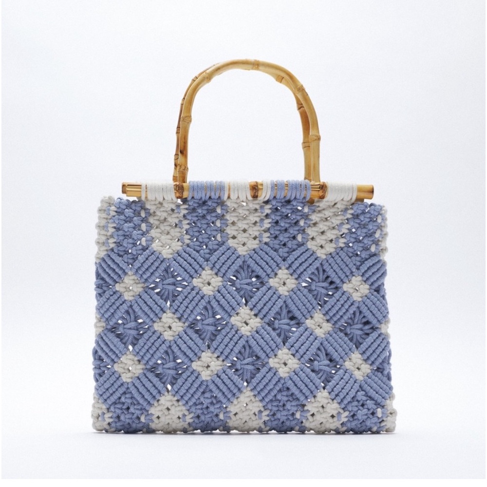 NWT Zara Macrame Purse